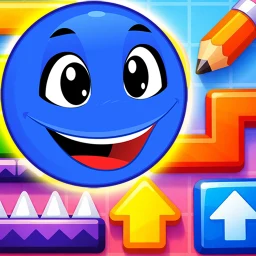 Icono de Level Maker: Bola Azul Rosa